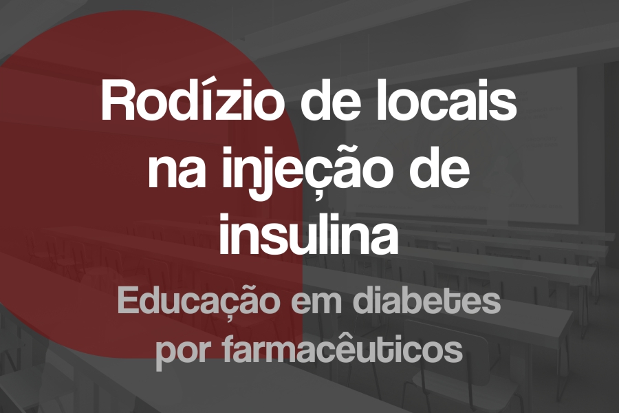 Rodízio de locais na injeção de insulina