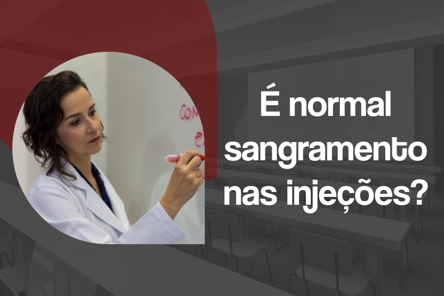 sangramento nas injeções